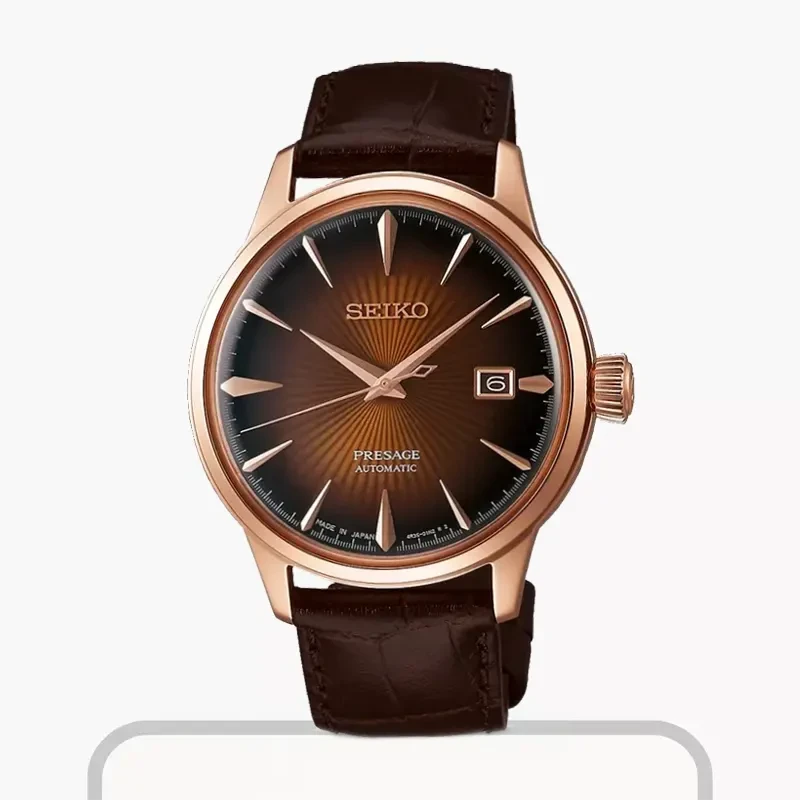 Seiko Presage Cocktail Time 'Manhattan' Calfskin Men's Watch  SRPB46J1